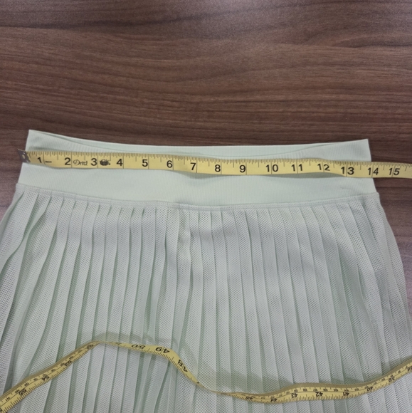 Free People Movement Rally Pleated Mini Skirt Skort Pistachio Size M - Picture 7 of 8